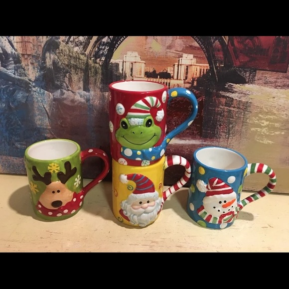 3D Coffee Mugs Holiday Coffee Winter Novelty Christmas - Picture 10 of 13